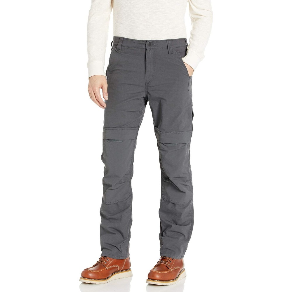 Carhartt Men's Rugged Flex Steel Multi Pocket Pant, Shadow, 38 x 30